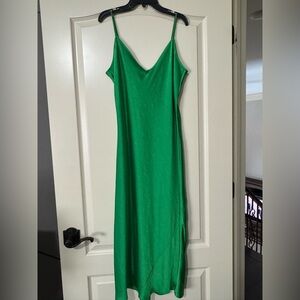 Aritzia Wilfred only slip midi dress